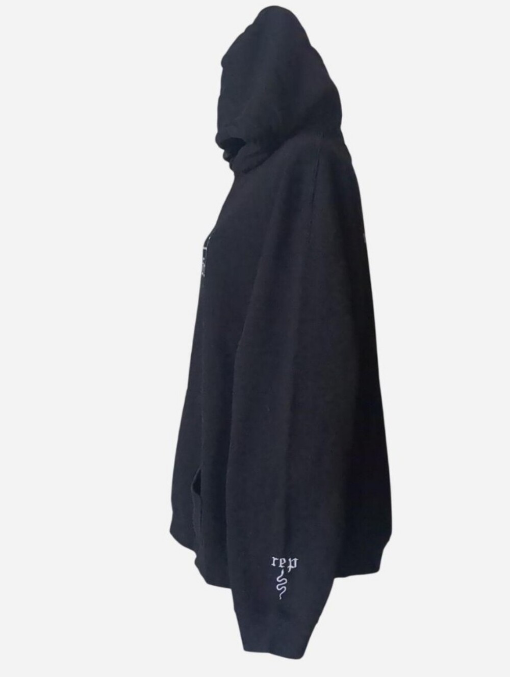 Reputation Era Inspired Black Hoodie XL Oversized Gothic “Ready For It?” - Picture 3 of 8